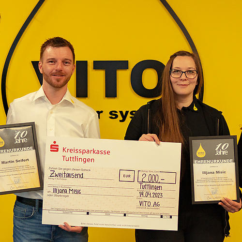 Martin Seifert und Ilijana Misic VITO AG