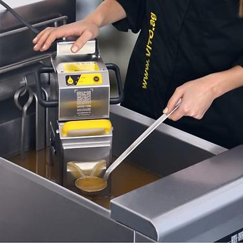 The new VITO VM frying oil filter in fryer